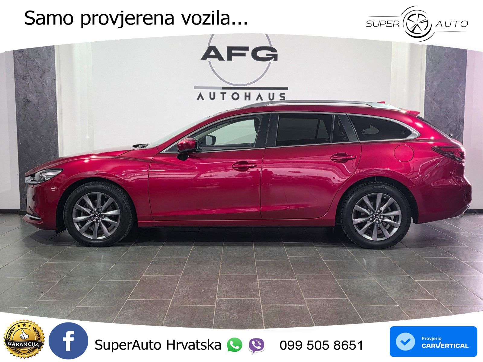 Mazda 6 Sport Combi 2.0 SKYACTIV-G (165 KS) SKYACTIV-Drive LED+GR SJED+ACC
