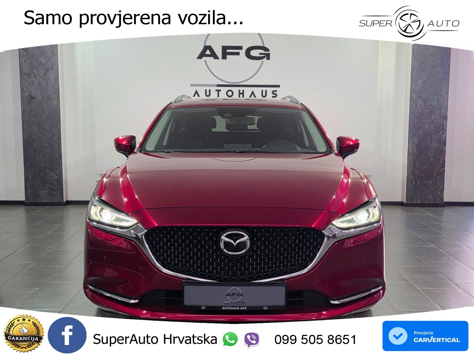 Mazda 6 Sport Combi 2.0 SKYACTIV-G (165 KS) SKYACTIV-Drive LED+GR SJED+ACC