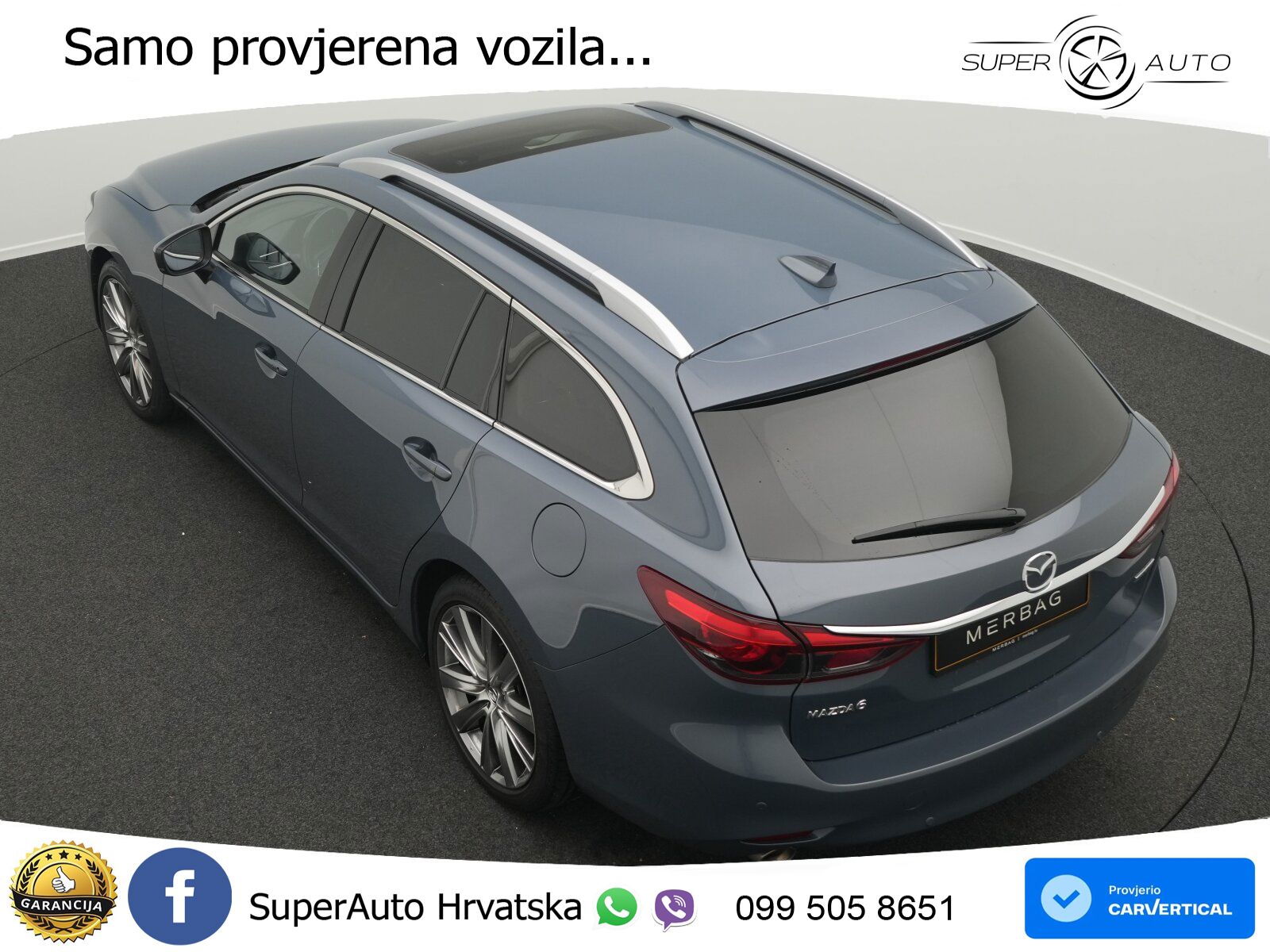 Mazda 6 Sport Combi 2.5 SKYACTIV-G (194 KS) SKYACTIV-Drive LED+GR SJED+ACC