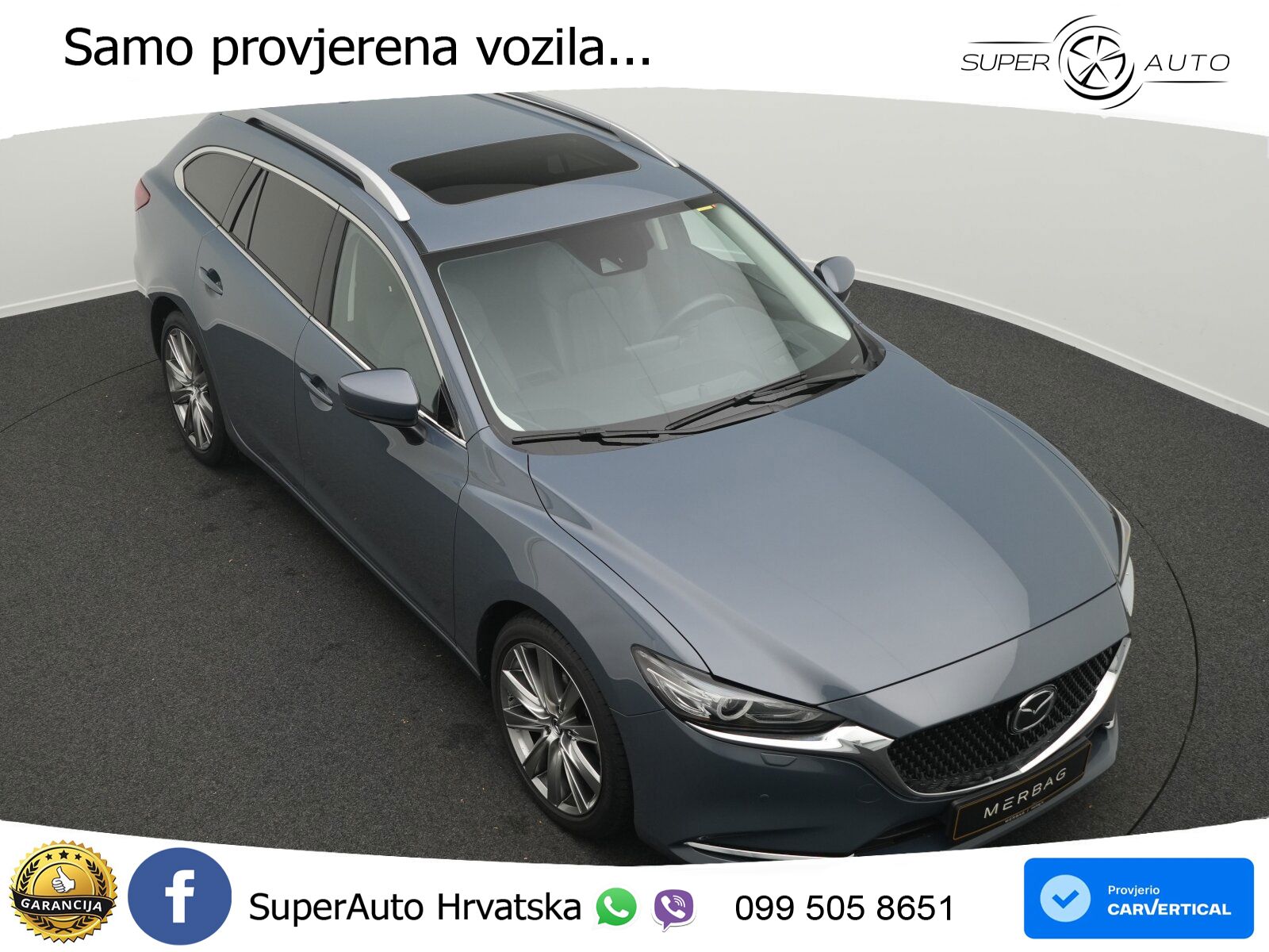 Mazda 6 Sport Combi 2.5 SKYACTIV-G (194 KS) SKYACTIV-Drive LED+GR SJED+ACC