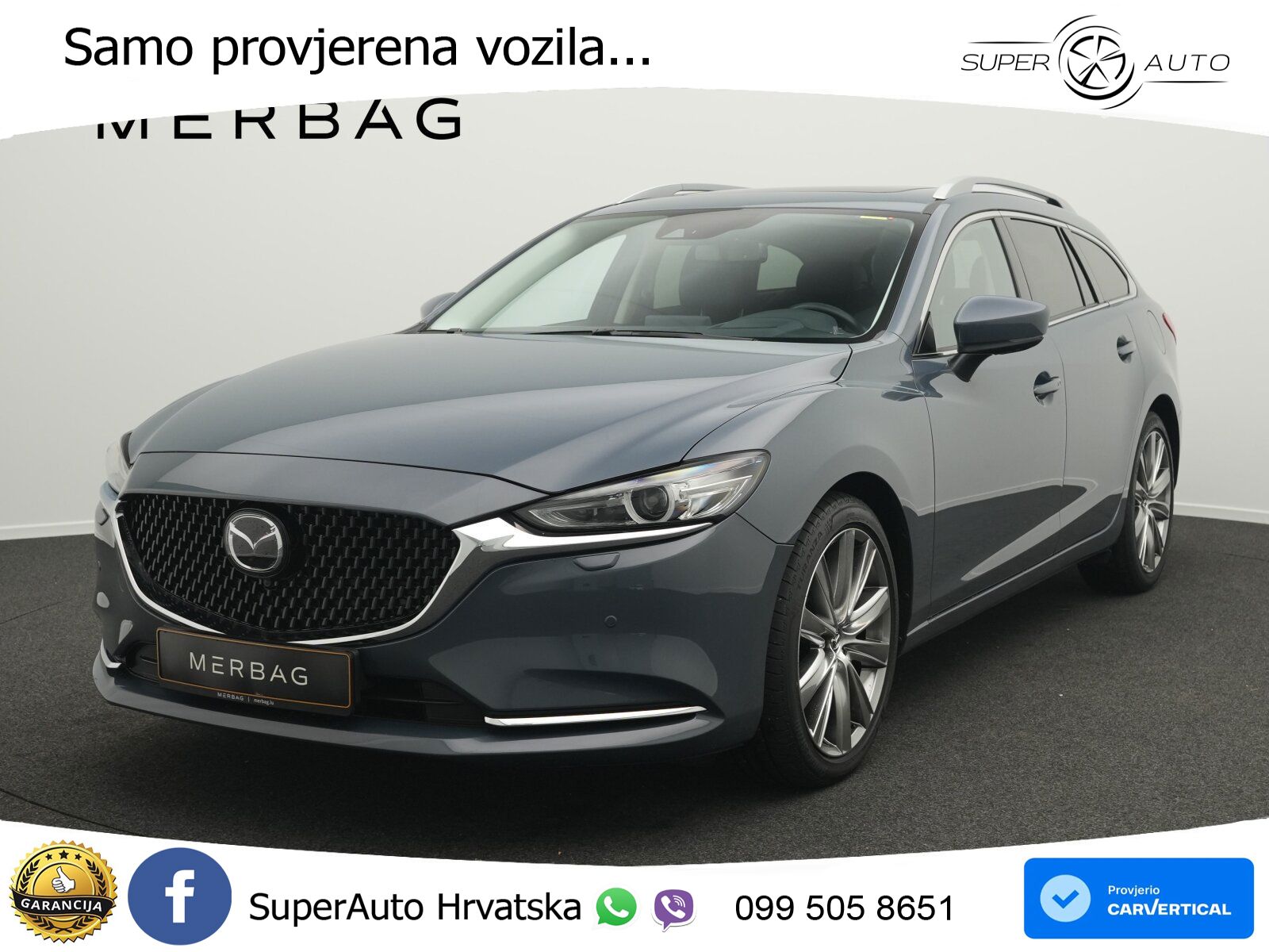 Mazda 6 Sport Combi 2.5 SKYACTIV-G (194 KS) SKYACTIV-Drive LED+GR SJED+ACC