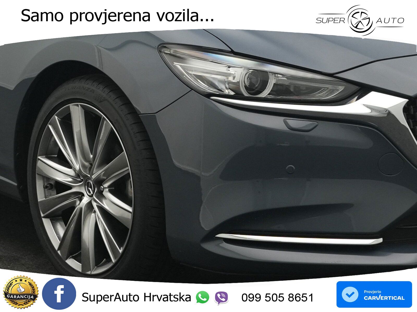 Mazda 6 Sport Combi 2.5 SKYACTIV-G (194 KS) SKYACTIV-Drive LED+GR SJED+ACC