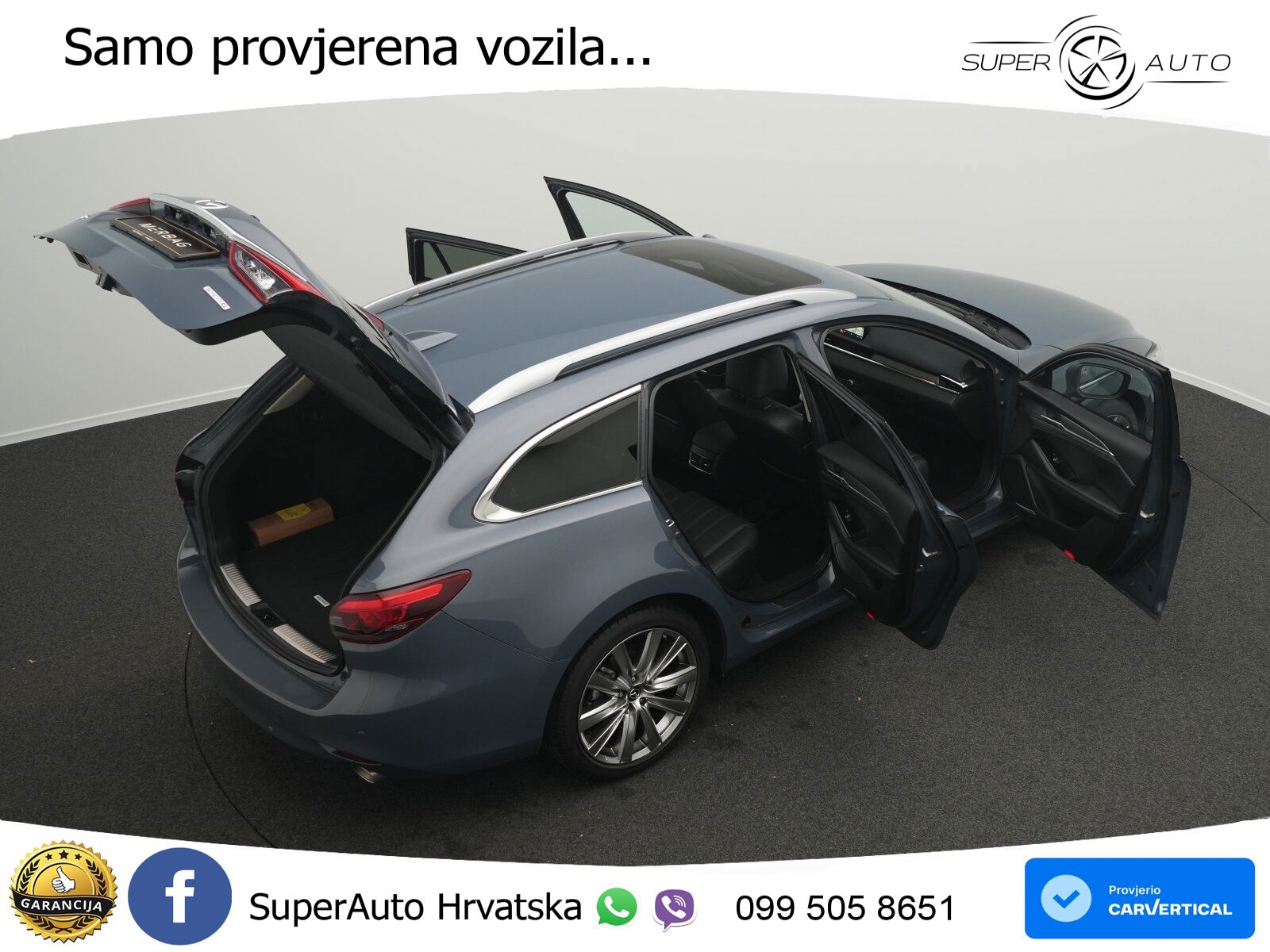 Mazda 6 Sport Combi 2.5 SKYACTIV-G (194 KS) SKYACTIV-Drive LED+GR SJED+ACC