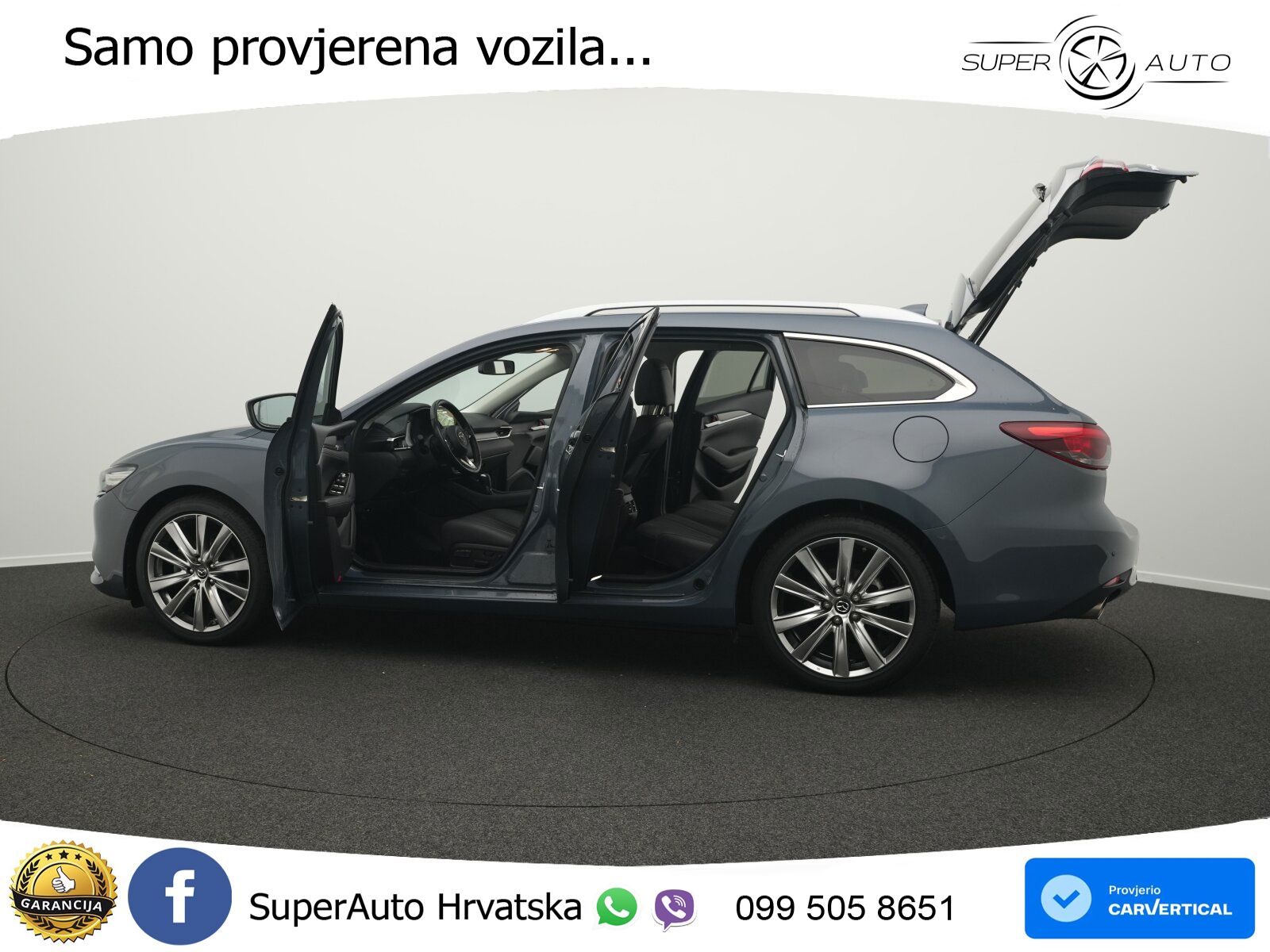 Mazda 6 Sport Combi 2.5 SKYACTIV-G (194 KS) SKYACTIV-Drive LED+GR SJED+ACC