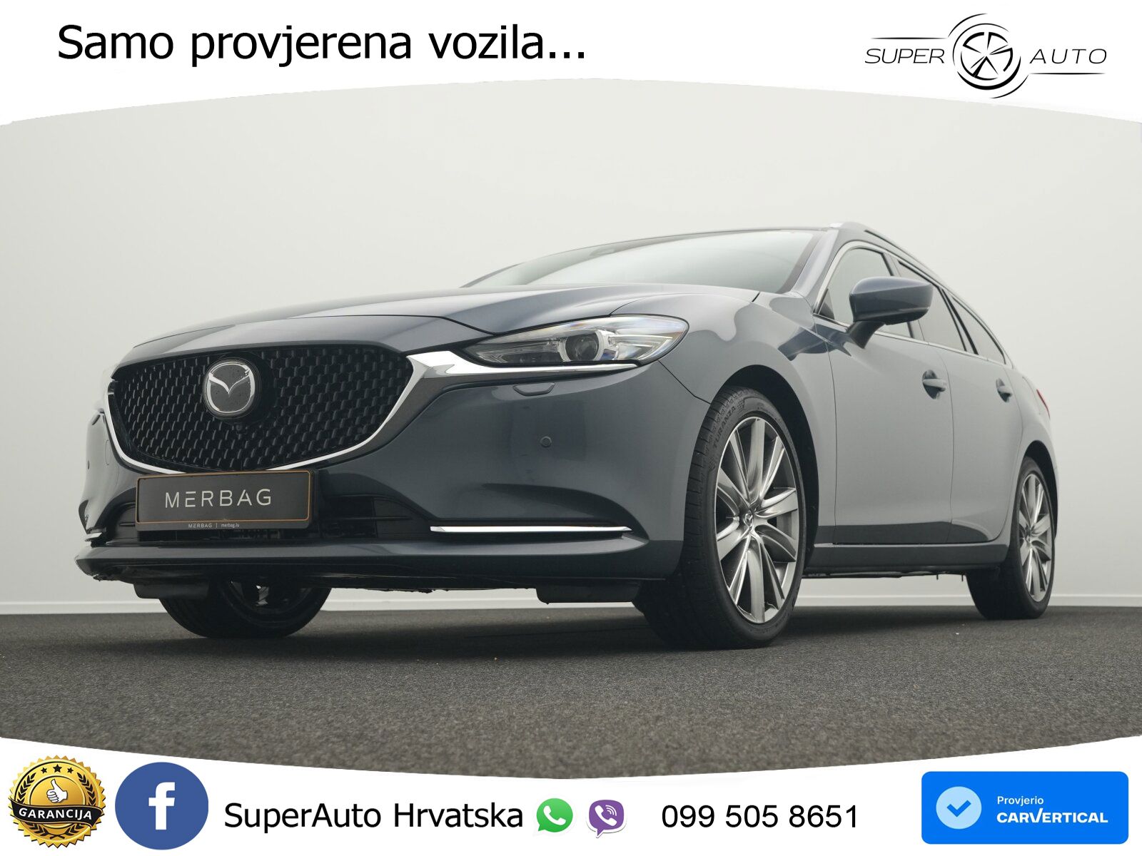 Mazda 6 Sport Combi 2.5 SKYACTIV-G (194 KS) SKYACTIV-Drive LED+GR SJED+ACC