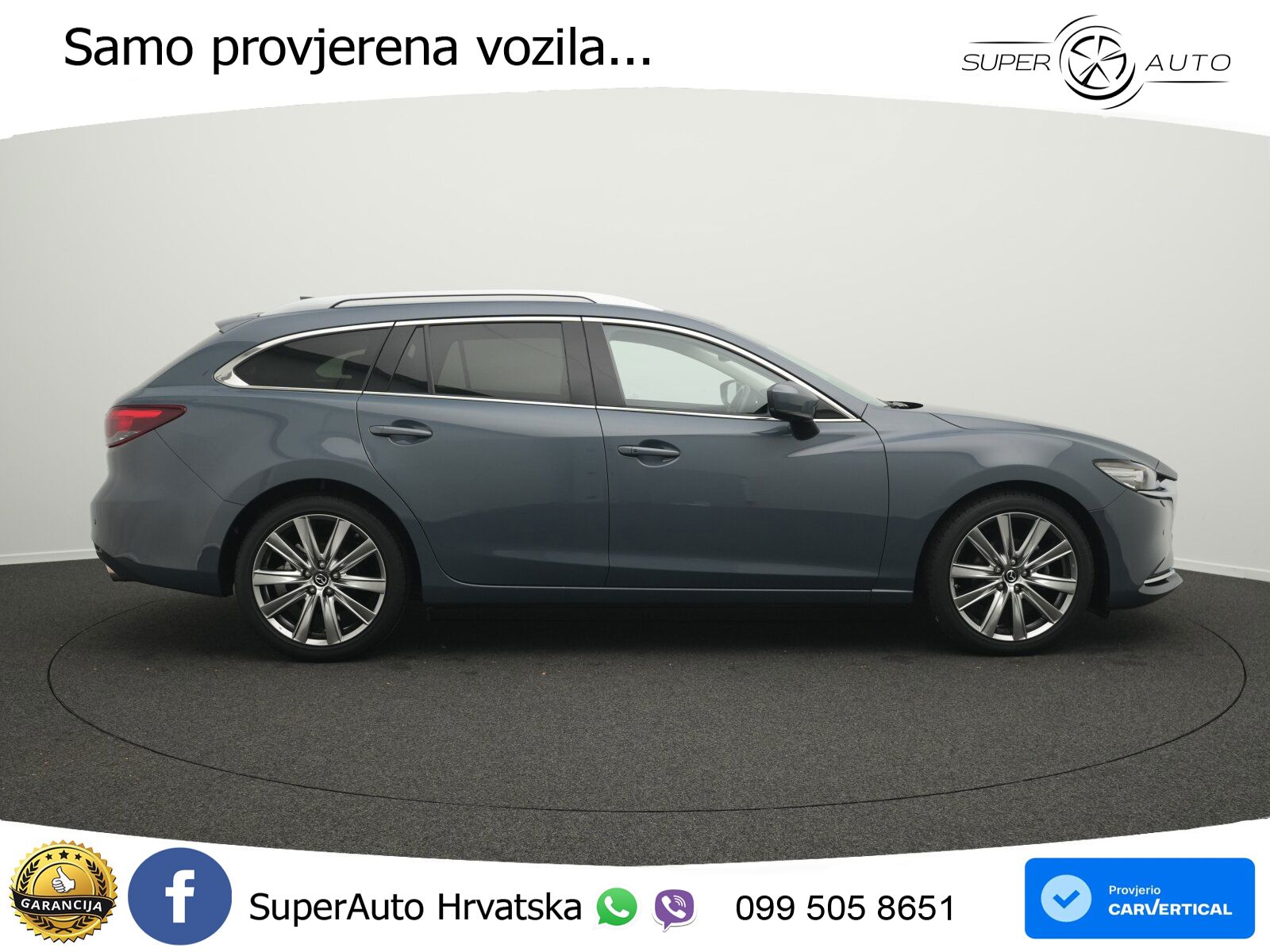 Mazda 6 Sport Combi 2.5 SKYACTIV-G (194 KS) SKYACTIV-Drive LED+GR SJED+ACC