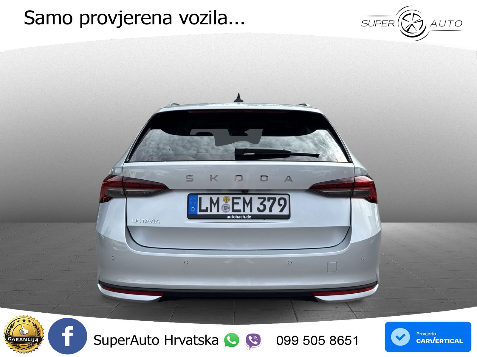 Škoda Octavia Combi 2.0 TDI (150 KS) DSG LED+GR SJED+ACC
