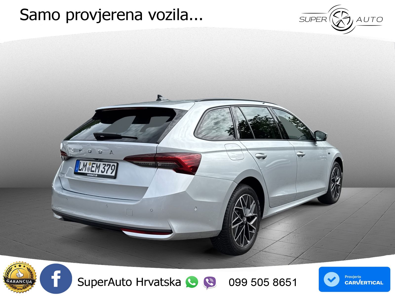 Škoda Octavia Combi 2.0 TDI (150 KS) DSG LED+GR SJED+ACC