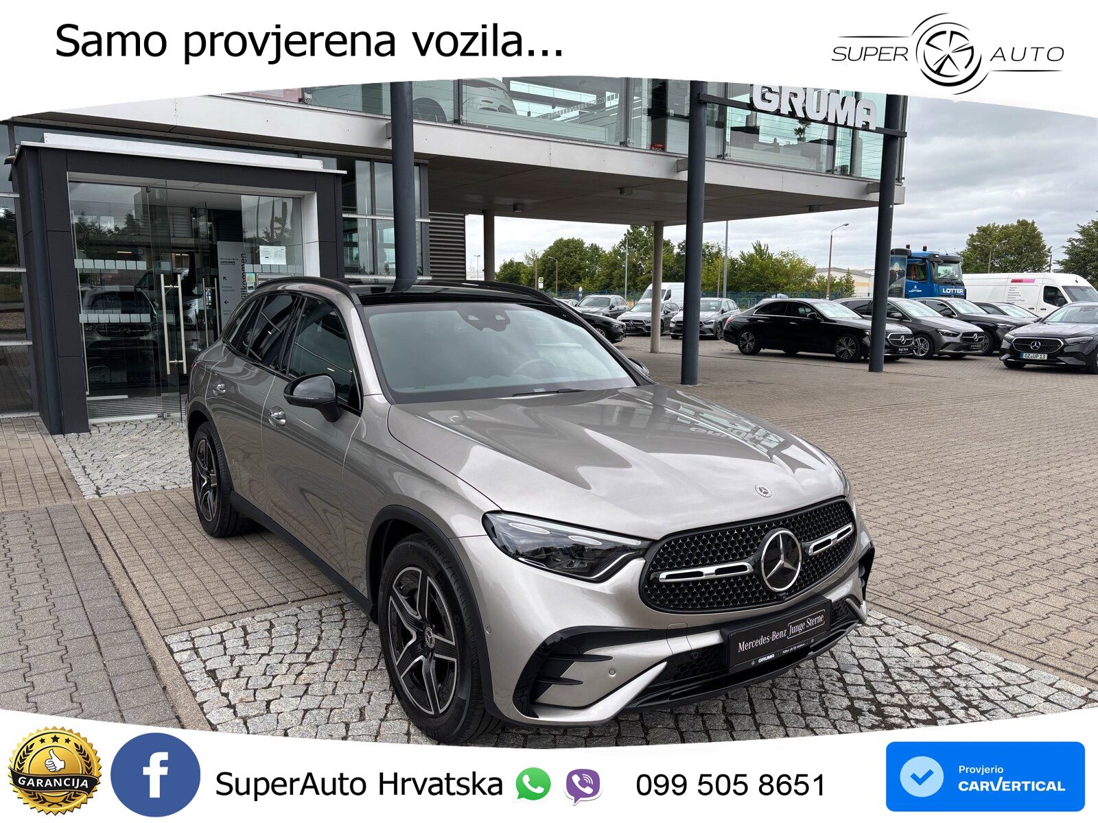Mercedes GLC 220d (197 KS) 4MATIC 9G-TRONIC AMG ZRAČNI+ACC+GR SJED+KAM+PANO