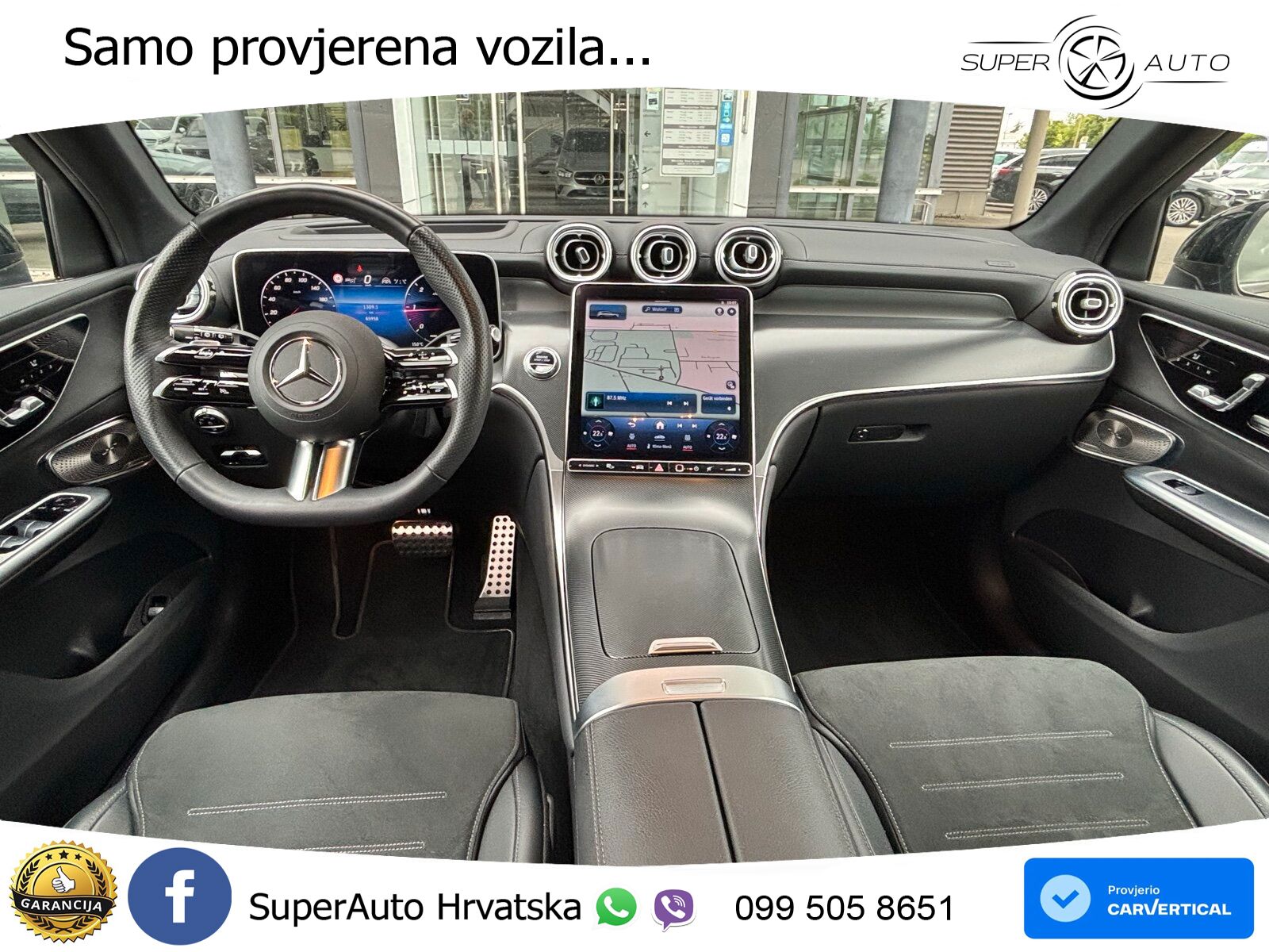 Mercedes GLC 220d (197 KS) 4MATIC 9G-TRONIC AMG ZRAČNI+ACC+GR SJED+KAM+PANO