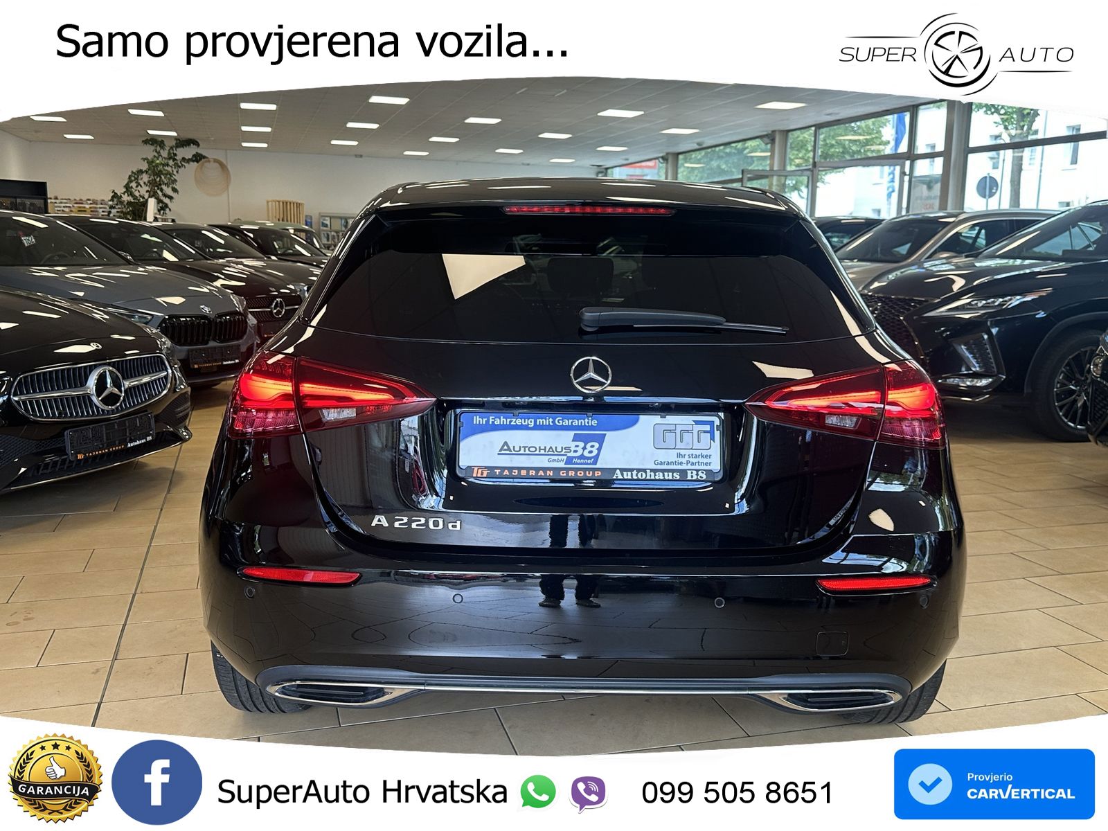 Mercedes-Benz A 220d 8G-DCT LED+GR SJED+ACC