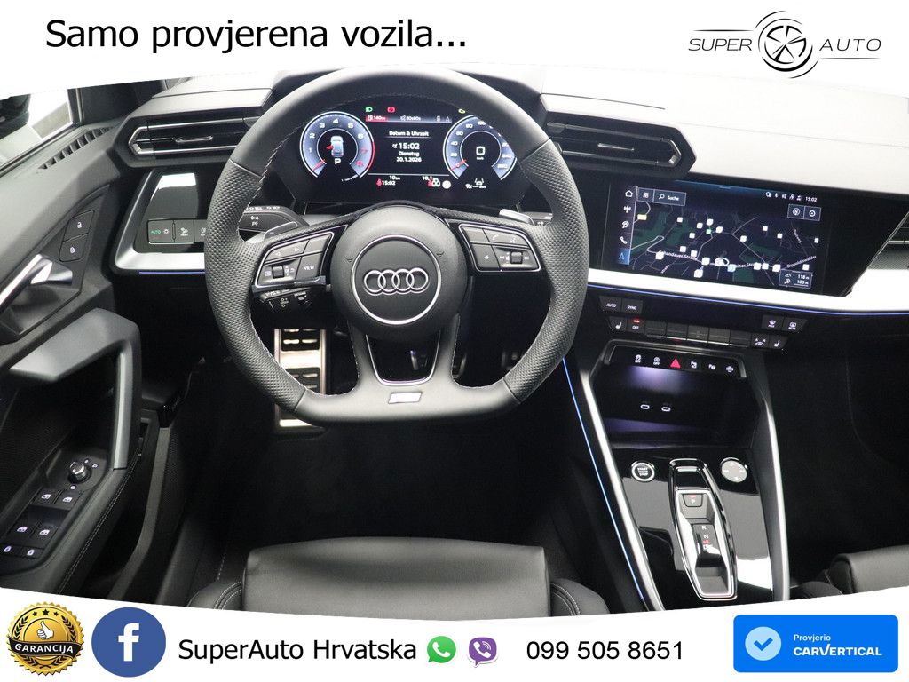 Audi A3 35 TFSI (150 KS) S tronic S line MATRIX+GR SJED+KAM