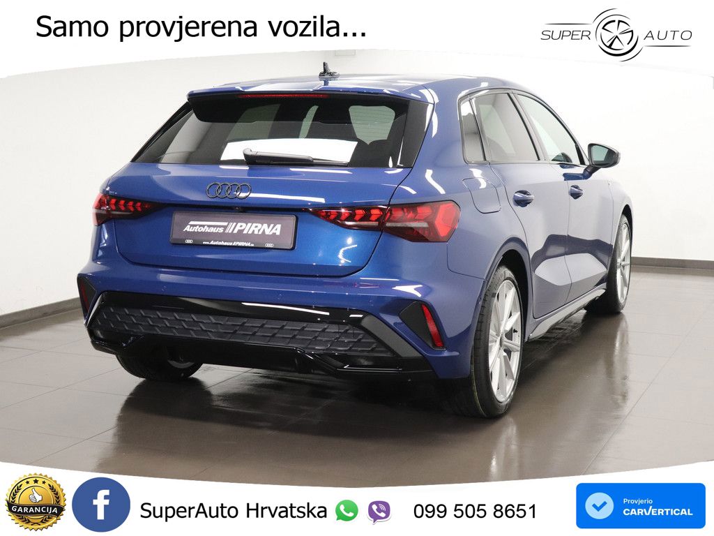 Audi A3 35 TFSI (150 KS) S tronic S line MATRIX+GR SJED+KAM