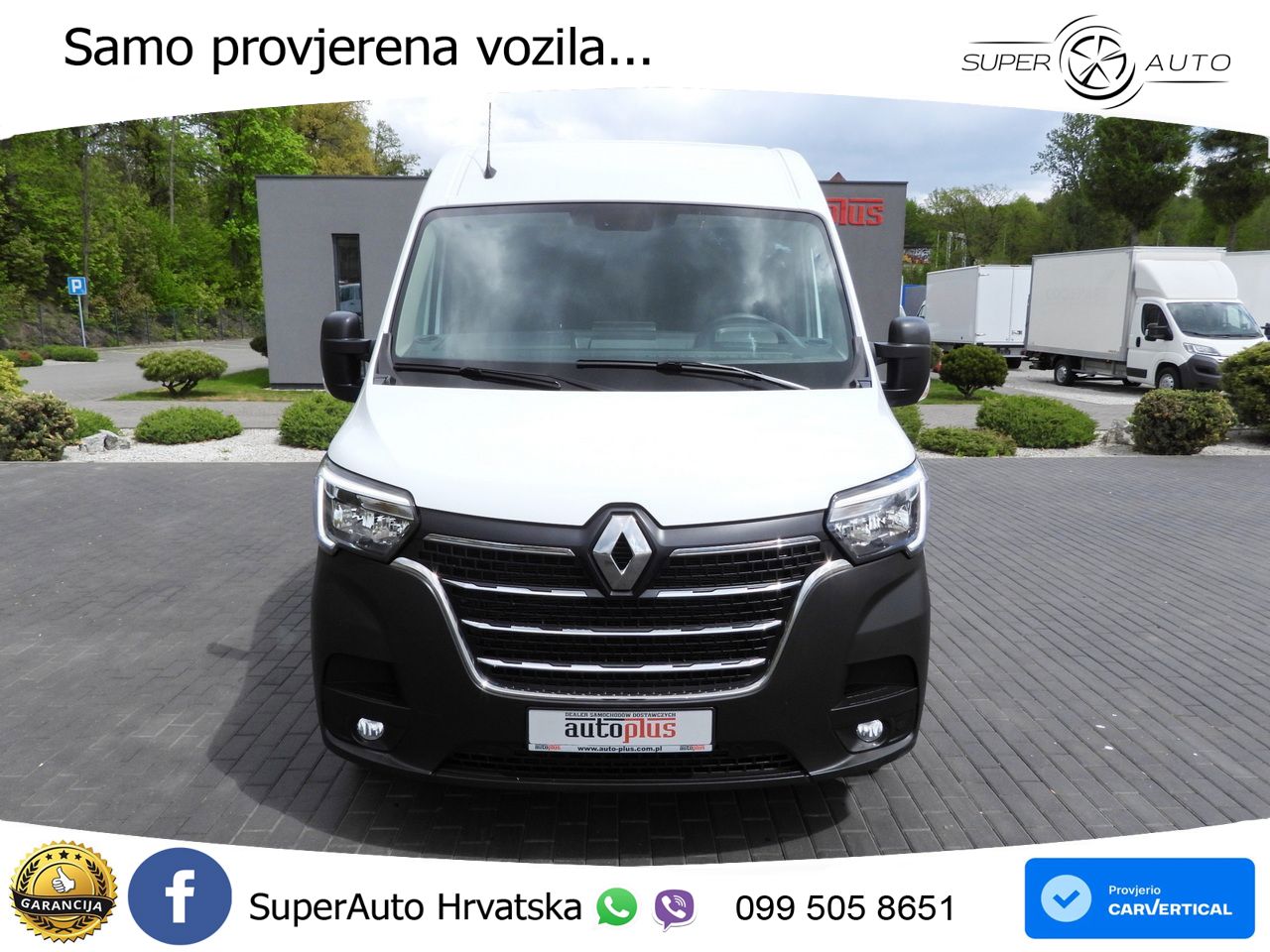 Renault MASTER KASTENWAGEN 7 SITZE TEMPOMAT LED LEUCHTEN 165 KS
