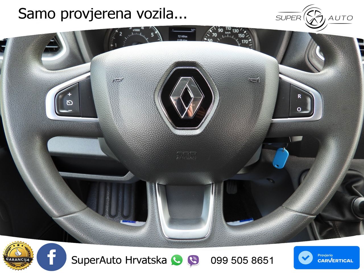 Renault MASTER KASTENWAGEN 7 SITZE TEMPOMAT LED LEUCHTEN 165 KS