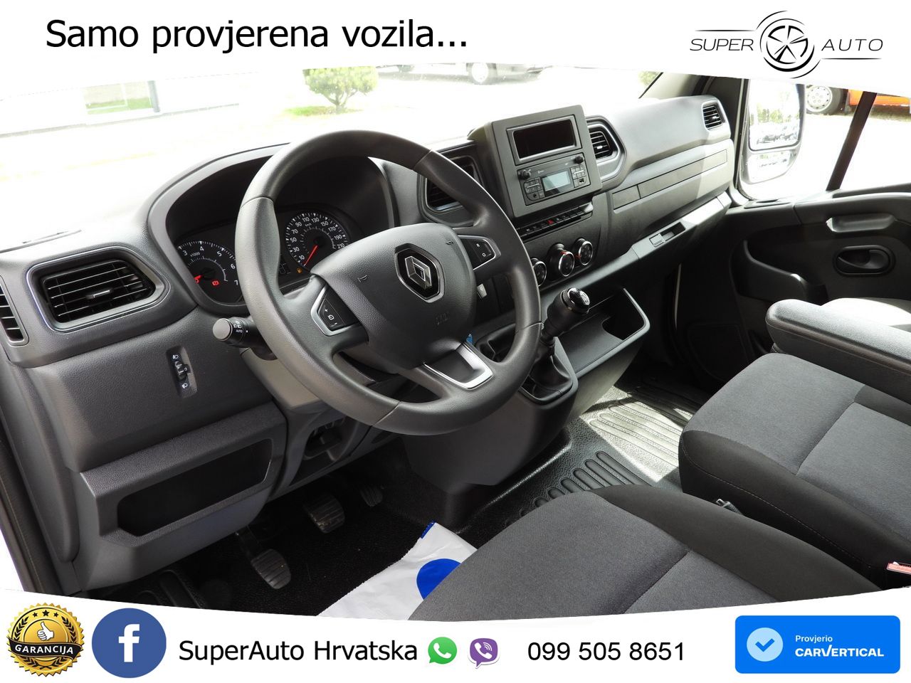 Renault MASTER KASTENWAGEN 7 SITZE TEMPOMAT LED LEUCHTEN 165 KS