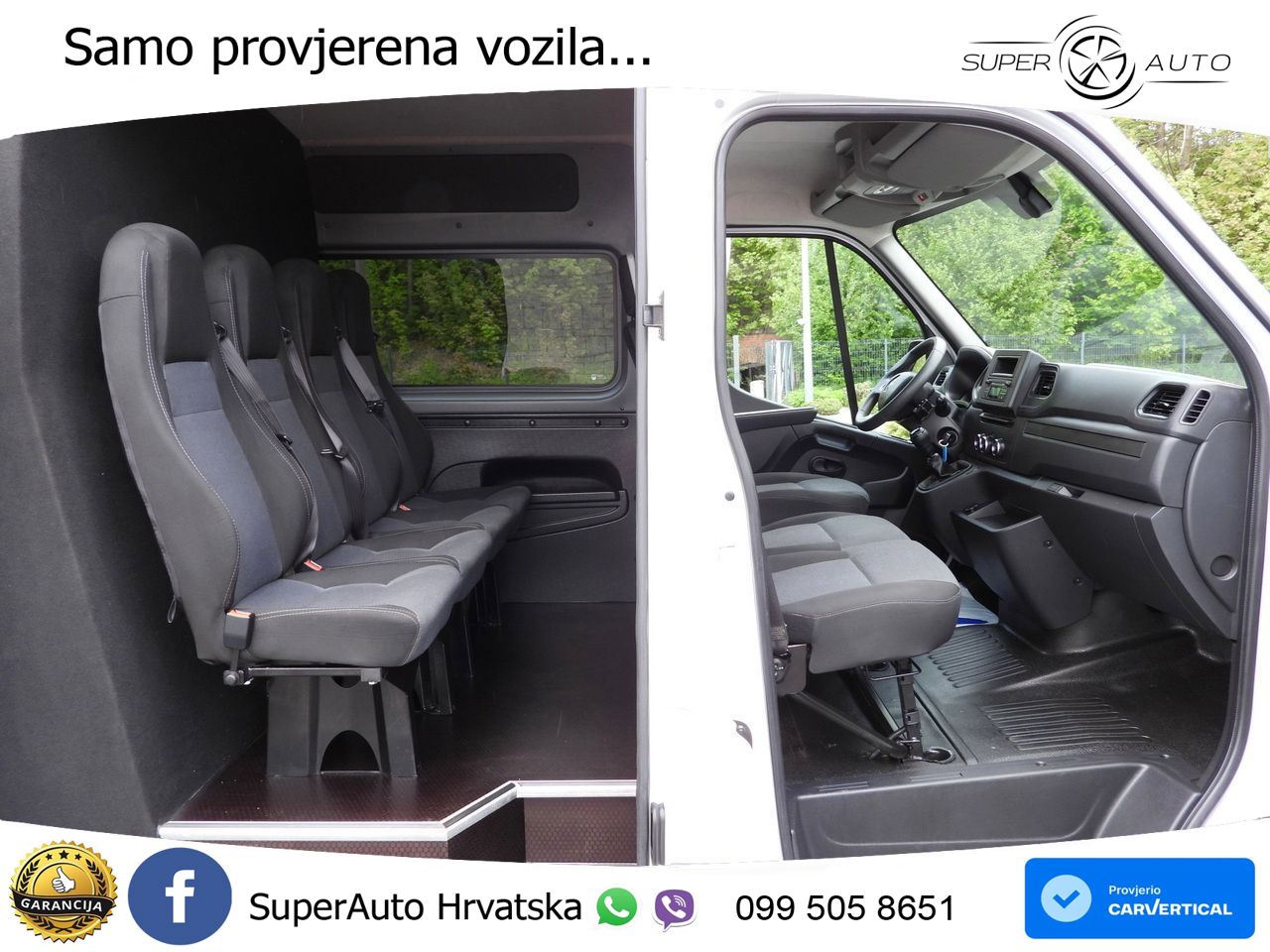Renault MASTER KASTENWAGEN 7 SITZE TEMPOMAT LED LEUCHTEN 165 KS