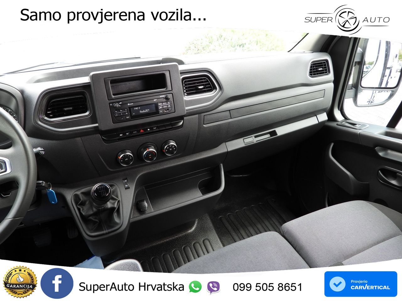 Renault MASTER KASTENWAGEN 7 SITZE TEMPOMAT LED LEUCHTEN 165 KS