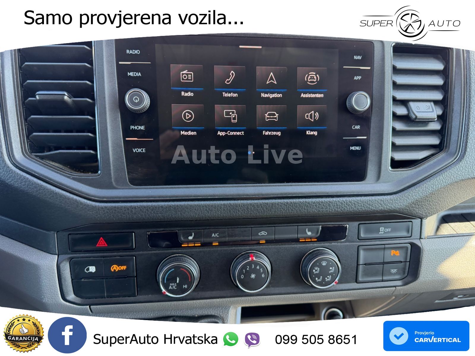 Volkswagen Crafter 35TDI*MITTEL-HOCH*KLIMA*NAVI*KAMERA*TEMP 140 KS