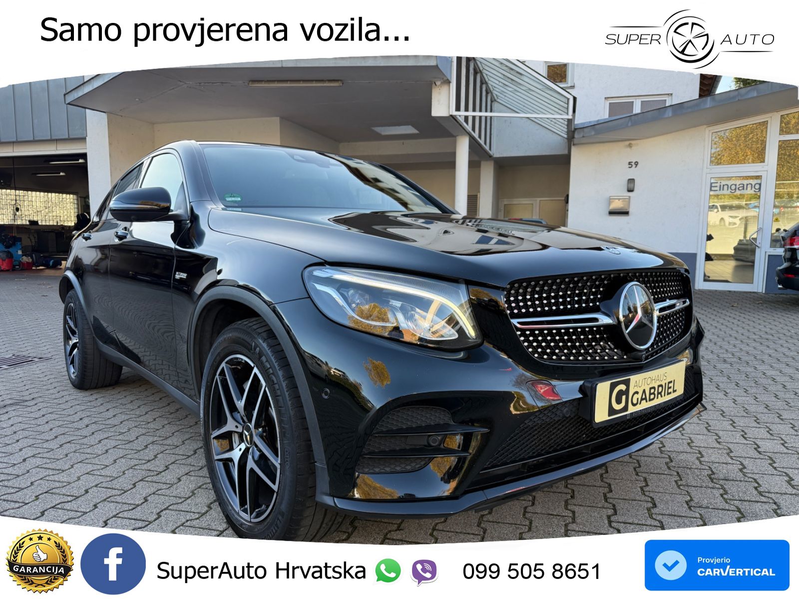 Mercedes GLC Coupe AMG 43 (367 KS) 4MATIC G-TRONIC ZRAČNI+ACC+GR SJED+KAM