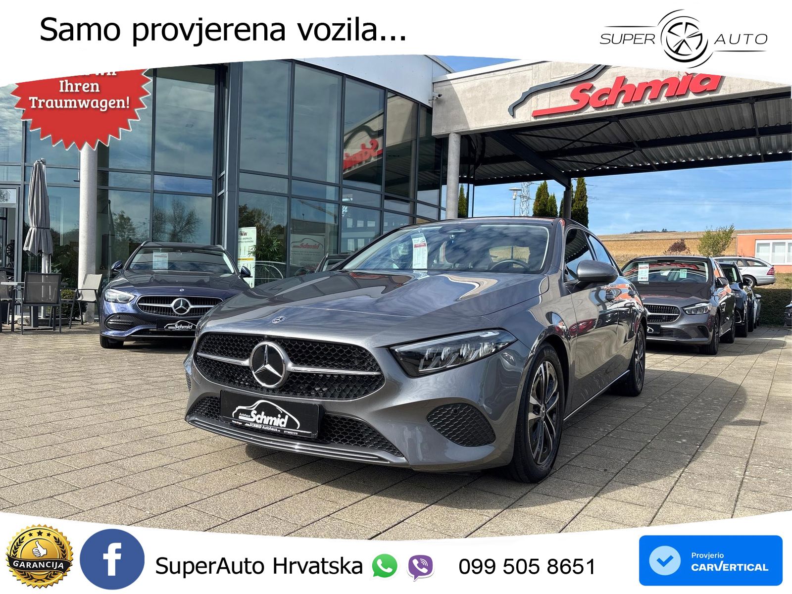 Mercedes-Benz A 180 7G-DCT LED+GR SJED+ACC