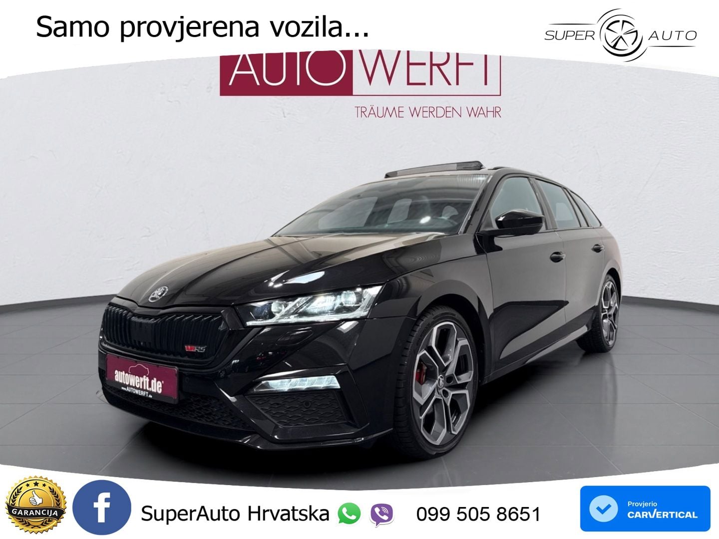 Škoda Octavia Combi RS 2.0 TDI (200 KS) DSG LED+GR SJED+ACC