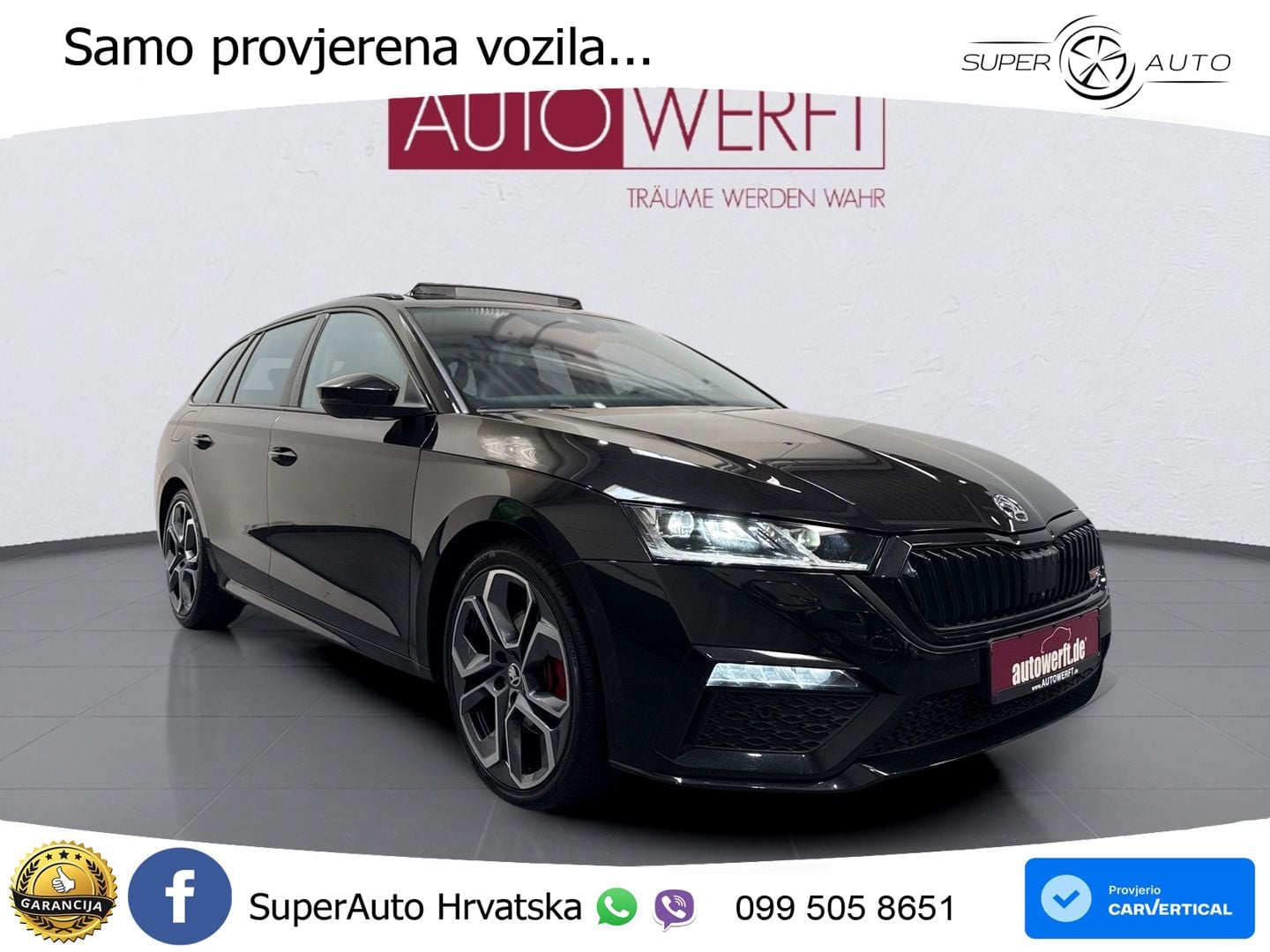Škoda Octavia Combi RS 2.0 TDI (200 KS) DSG LED+GR SJED+ACC
