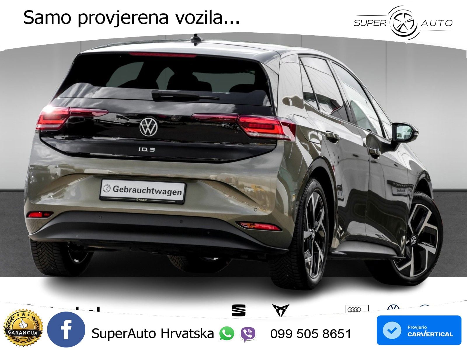 Volkswagen ID.3 Pro 62 kWh (204 KS) LED+GR SJED+ACC