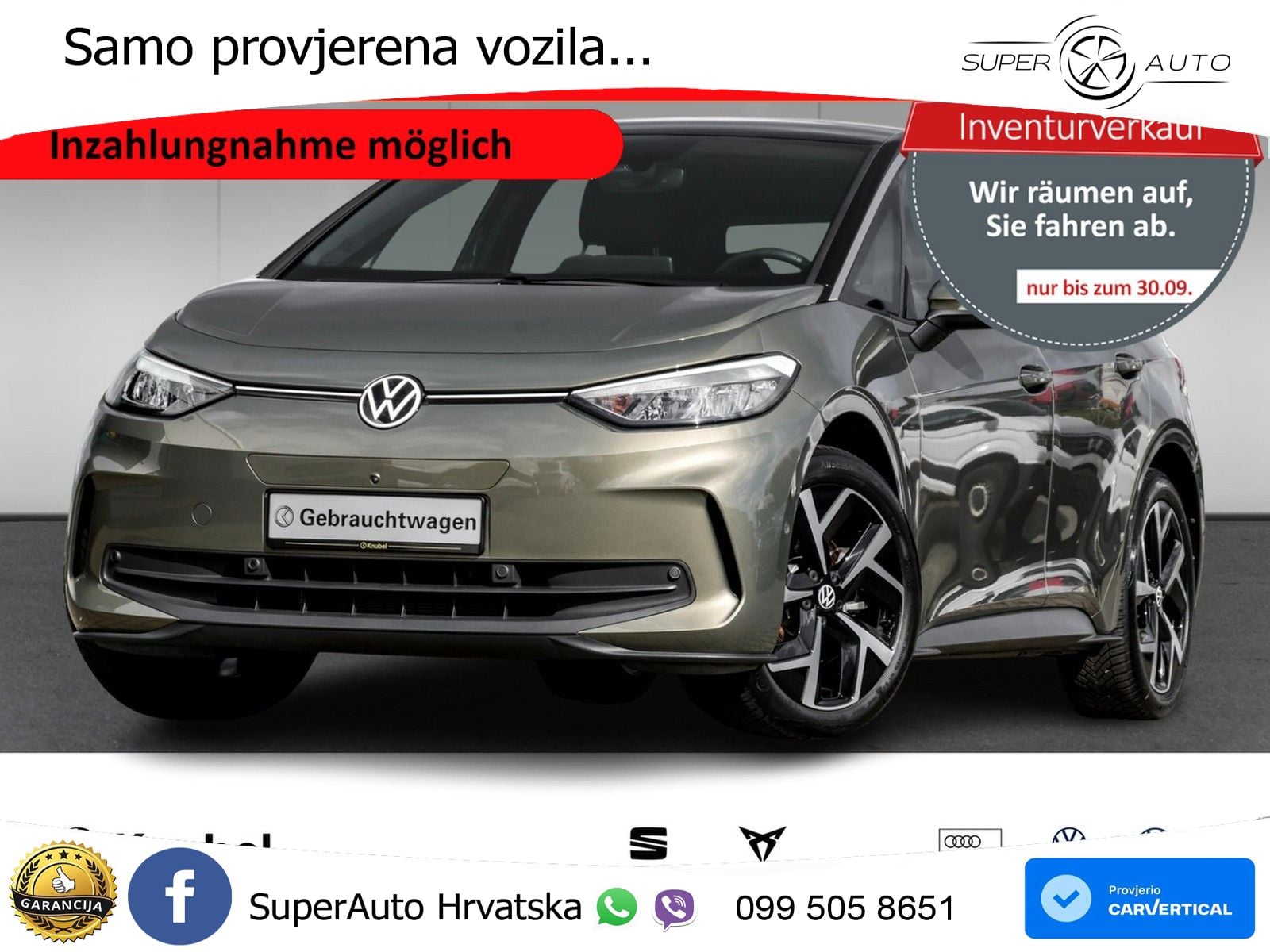 Volkswagen ID.3 Pro 62 kWh (204 KS) LED+GR SJED+ACC