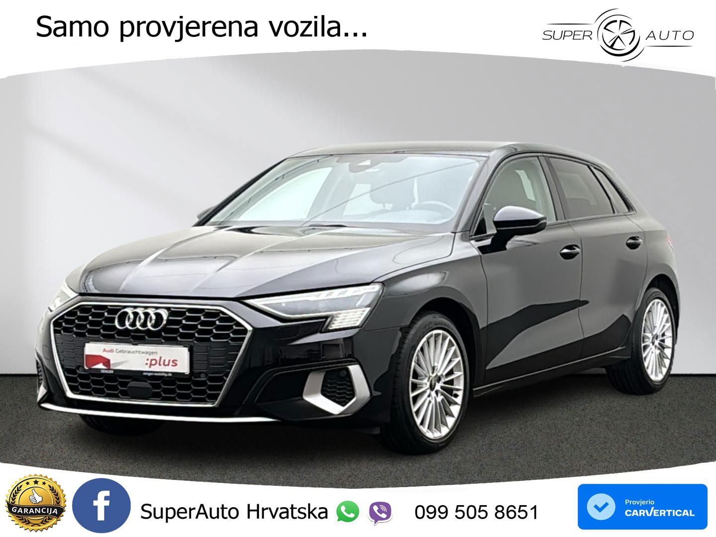 Audi A3 35 TDI (150 KS) S tronic LED+GR SJED+ACC