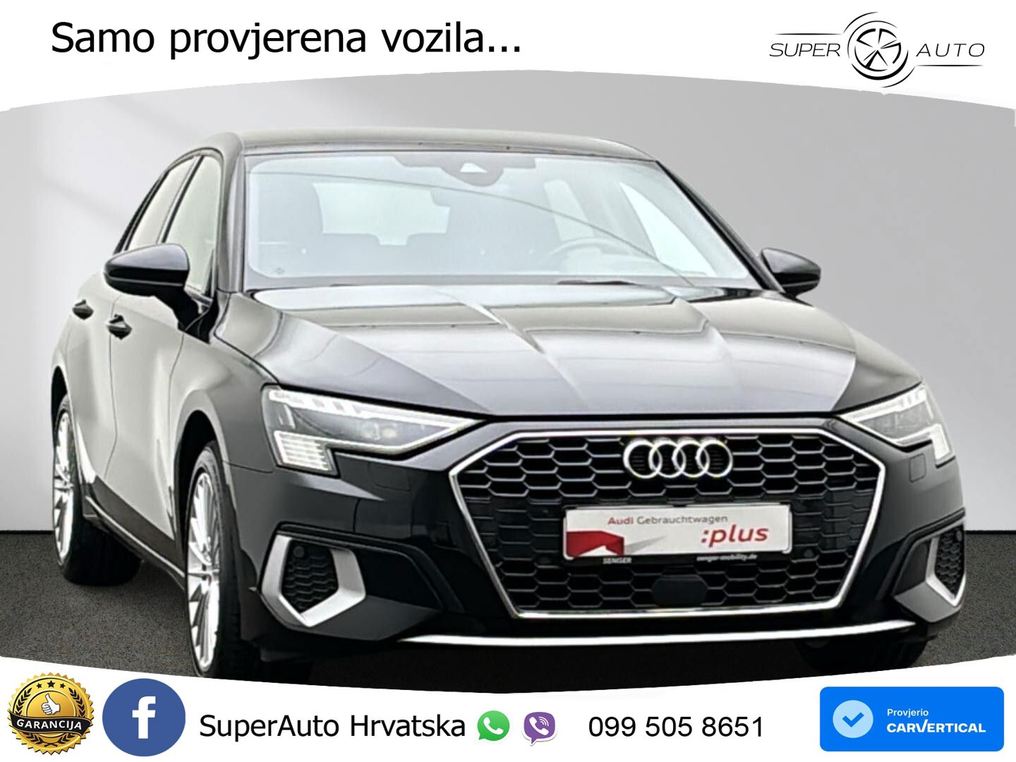 Audi A3 35 TDI (150 KS) S tronic LED+GR SJED+ACC