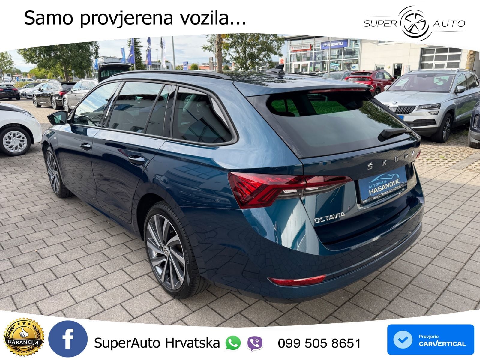 Škoda Octavia Combi 2.0 TDI (150 KS) DSG LED+GR SJED+ACC