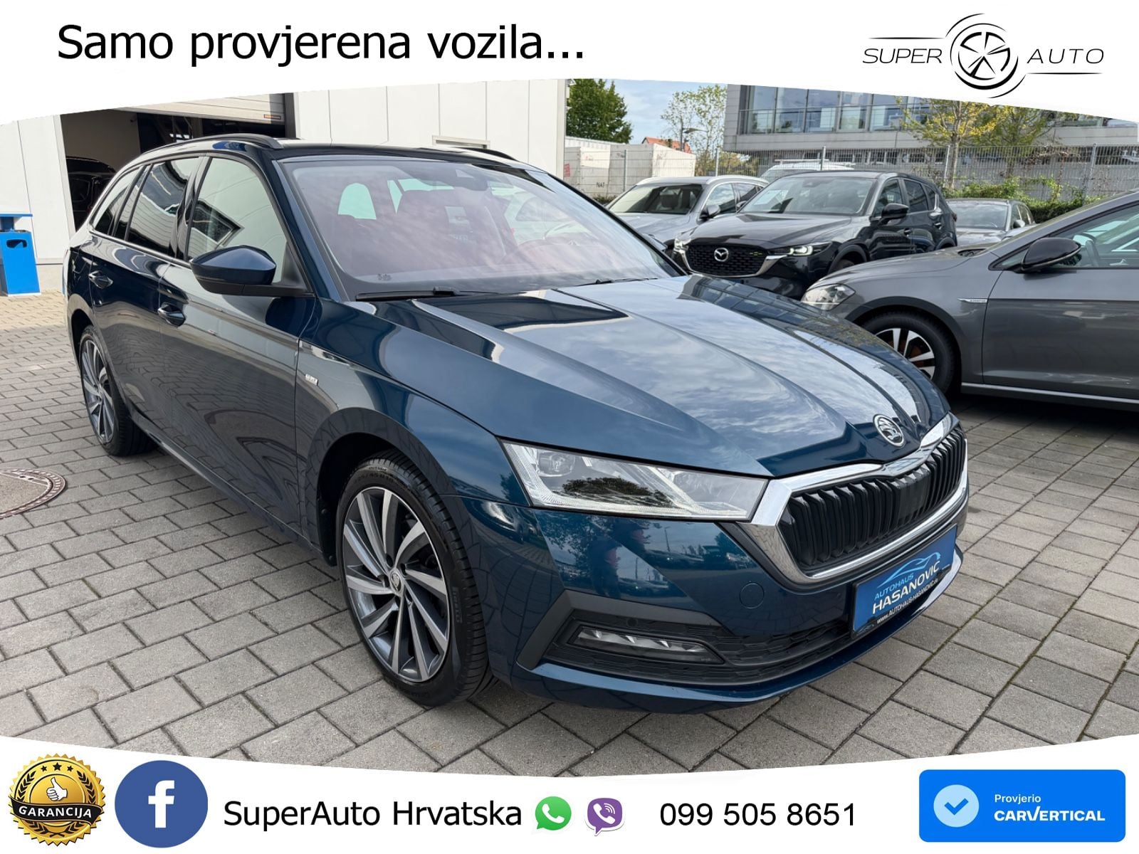 Škoda Octavia Combi 2.0 TDI (150 KS) DSG LED+GR SJED+ACC