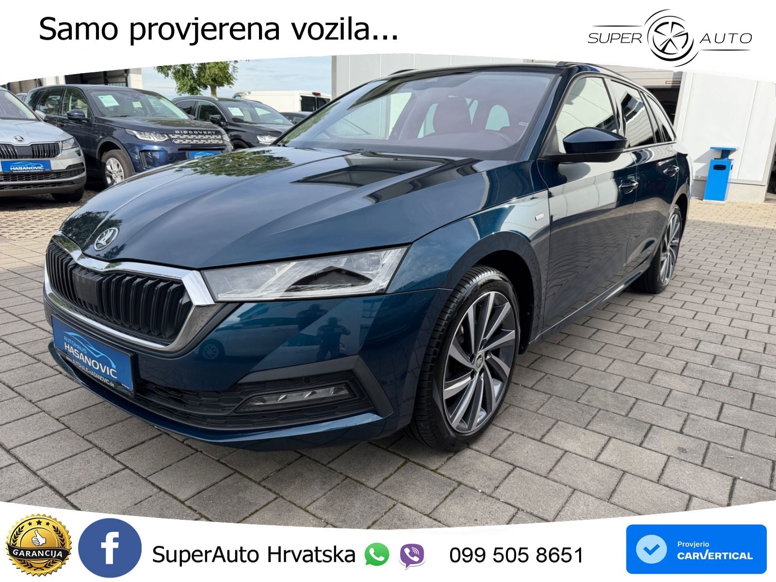 Škoda Octavia Combi 2.0 TDI (150 KS) DSG LED+GR SJED+ACC