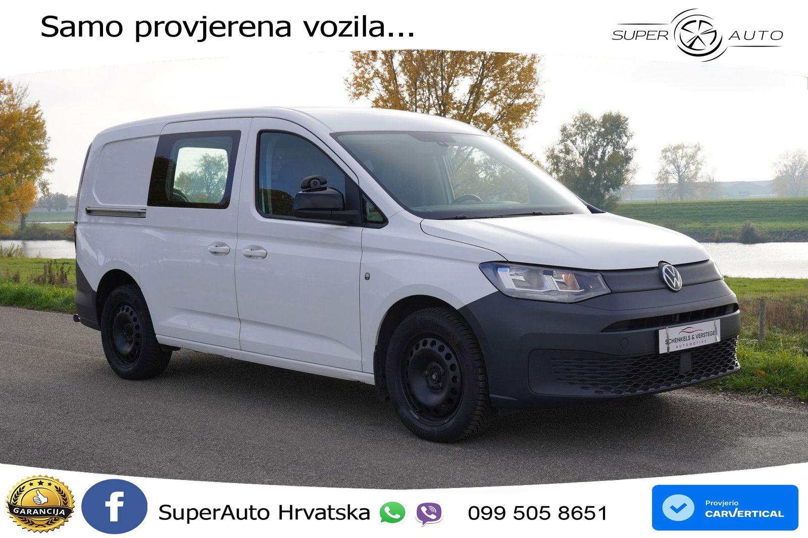 Volkswagen Caddy Cargo Maxi 1.5 TGI / PDC / Airco / Digitaa 131 KS