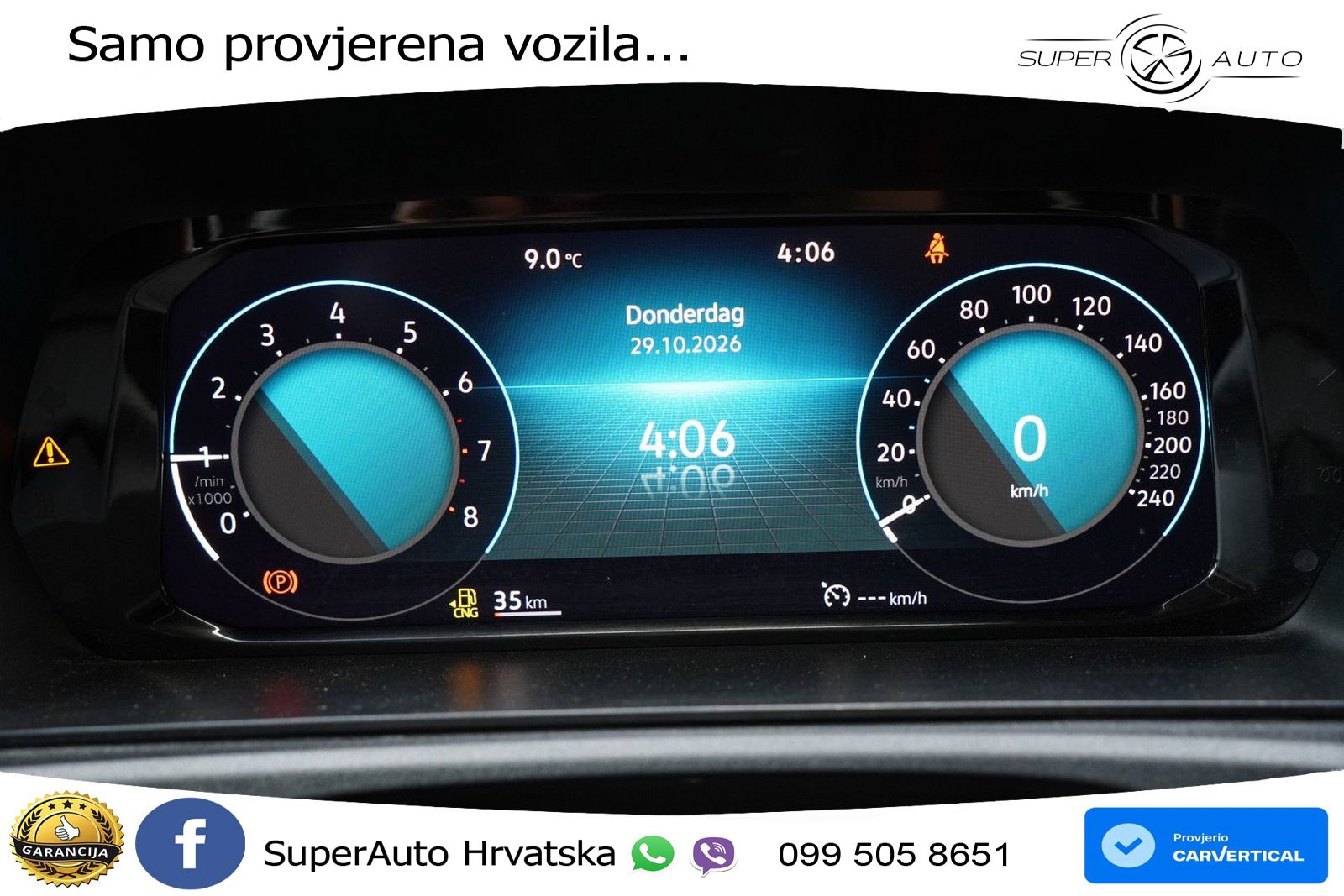 Volkswagen Caddy Cargo Maxi 1.5 TGI / PDC / Airco / Digitaa 131 KS