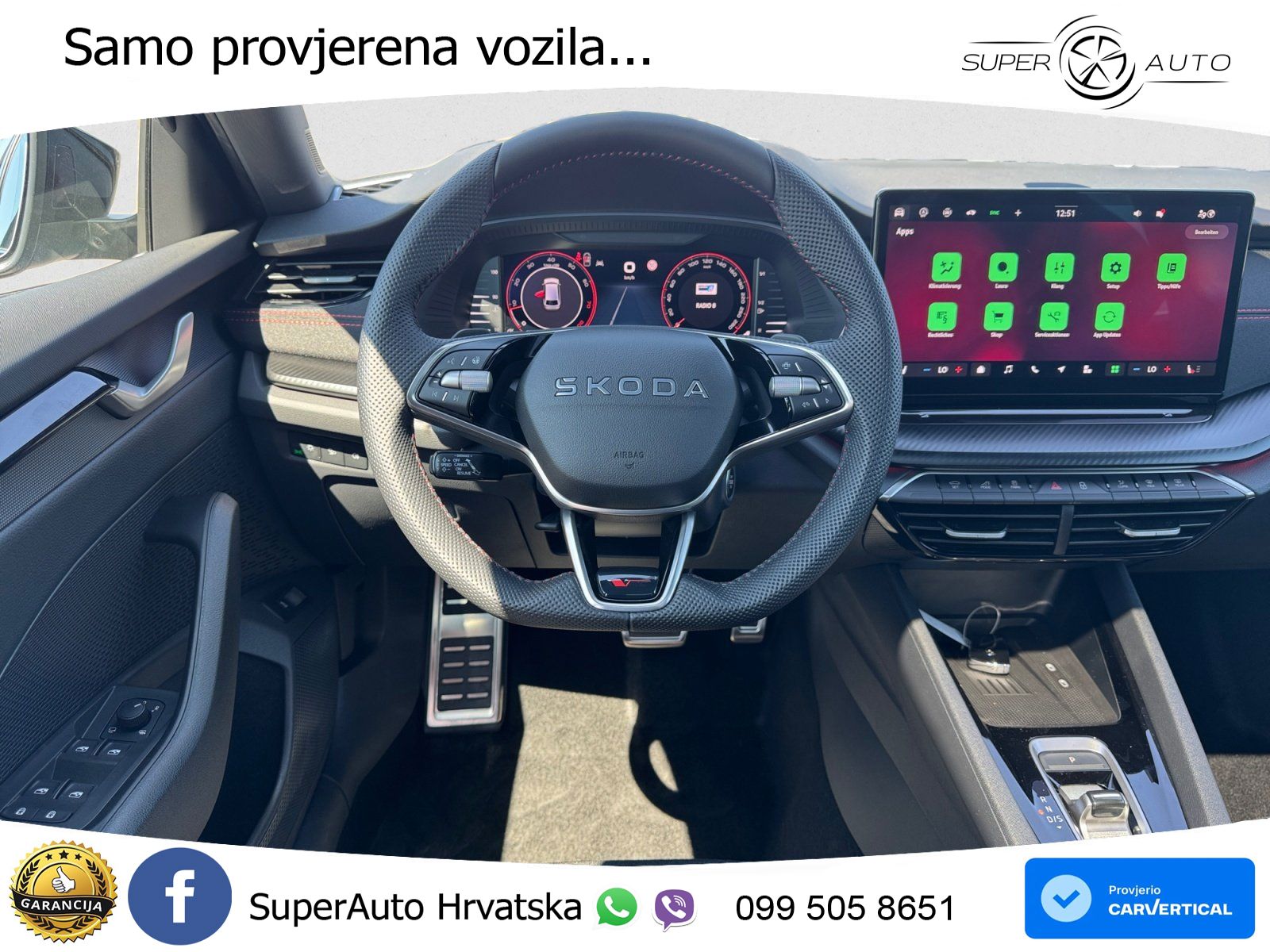 Škoda Octavia Combi RS 2.0 TSI (265 KS) DSG LED+GR SJED+ACC