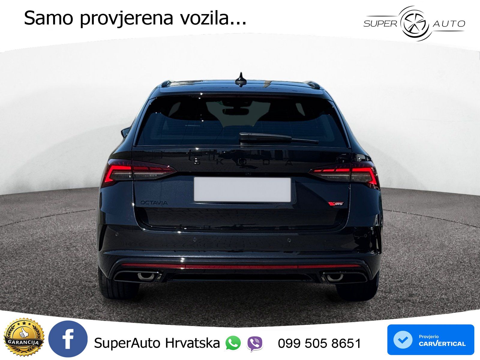 Škoda Octavia Combi RS 2.0 TSI (265 KS) DSG LED+GR SJED+ACC
