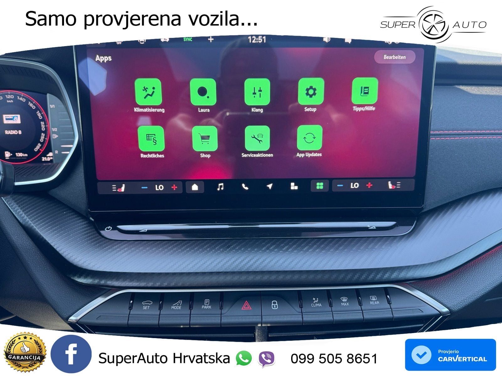 Škoda Octavia Combi RS 2.0 TSI (265 KS) DSG LED+GR SJED+ACC