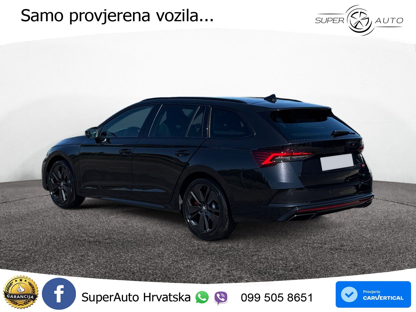 Škoda Octavia Combi RS 2.0 TSI (265 KS) DSG LED+GR SJED+ACC