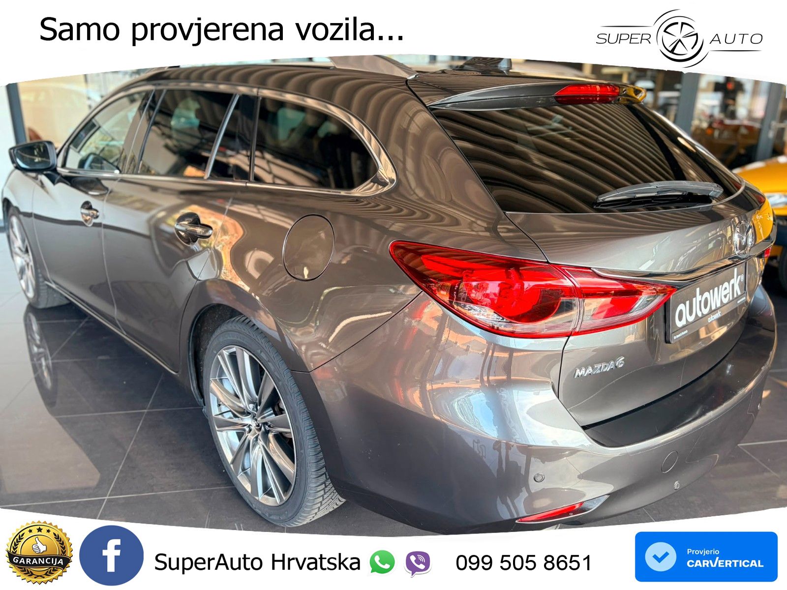 Mazda 6 Sport Combi 2.2 SKYACTIV-D (184 KS) SKYACTIV-Drive LED+GR SJED+ACC