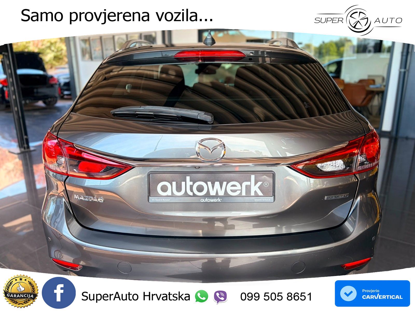 Mazda 6 Sport Combi 2.2 SKYACTIV-D (184 KS) SKYACTIV-Drive LED+GR SJED+ACC