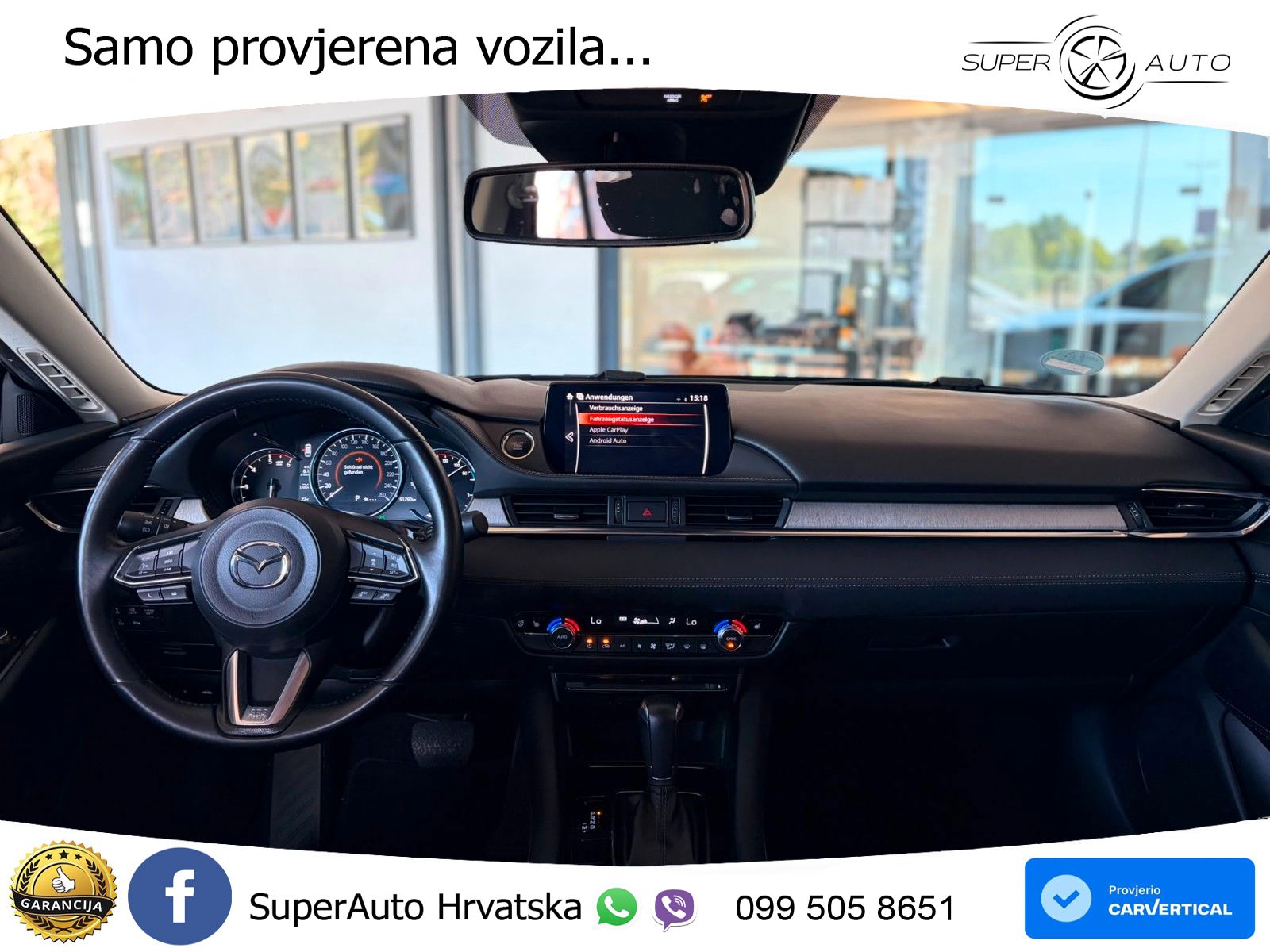 Mazda 6 Sport Combi 2.2 SKYACTIV-D (184 KS) SKYACTIV-Drive LED+GR SJED+ACC