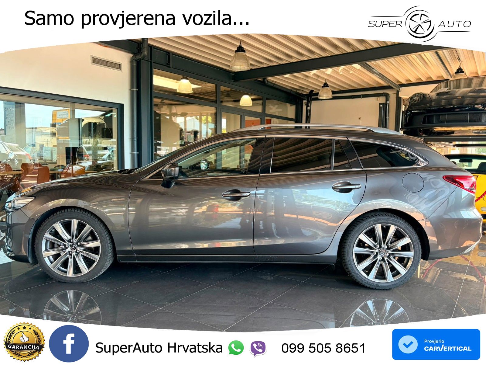 Mazda 6 Sport Combi 2.2 SKYACTIV-D (184 KS) SKYACTIV-Drive LED+GR SJED+ACC