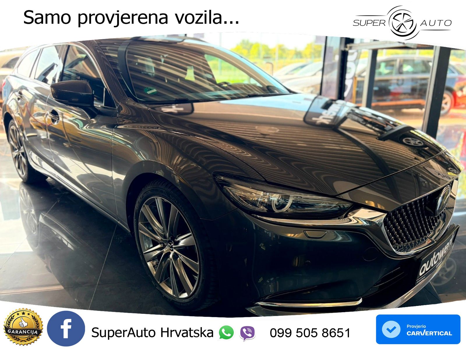Mazda 6 Sport Combi 2.2 SKYACTIV-D (184 KS) SKYACTIV-Drive LED+GR SJED+ACC
