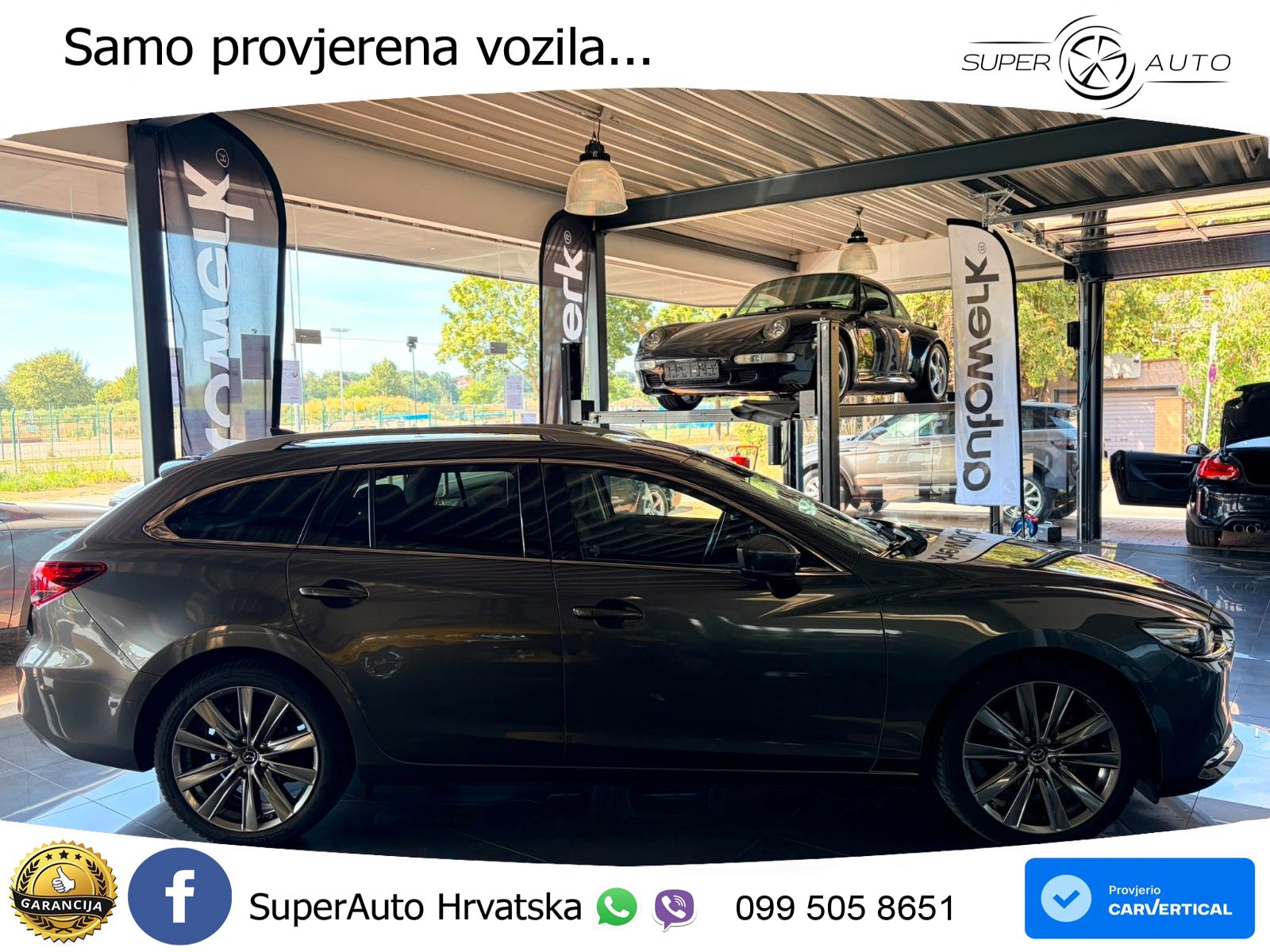 Mazda 6 Sport Combi 2.2 SKYACTIV-D (184 KS) SKYACTIV-Drive LED+GR SJED+ACC