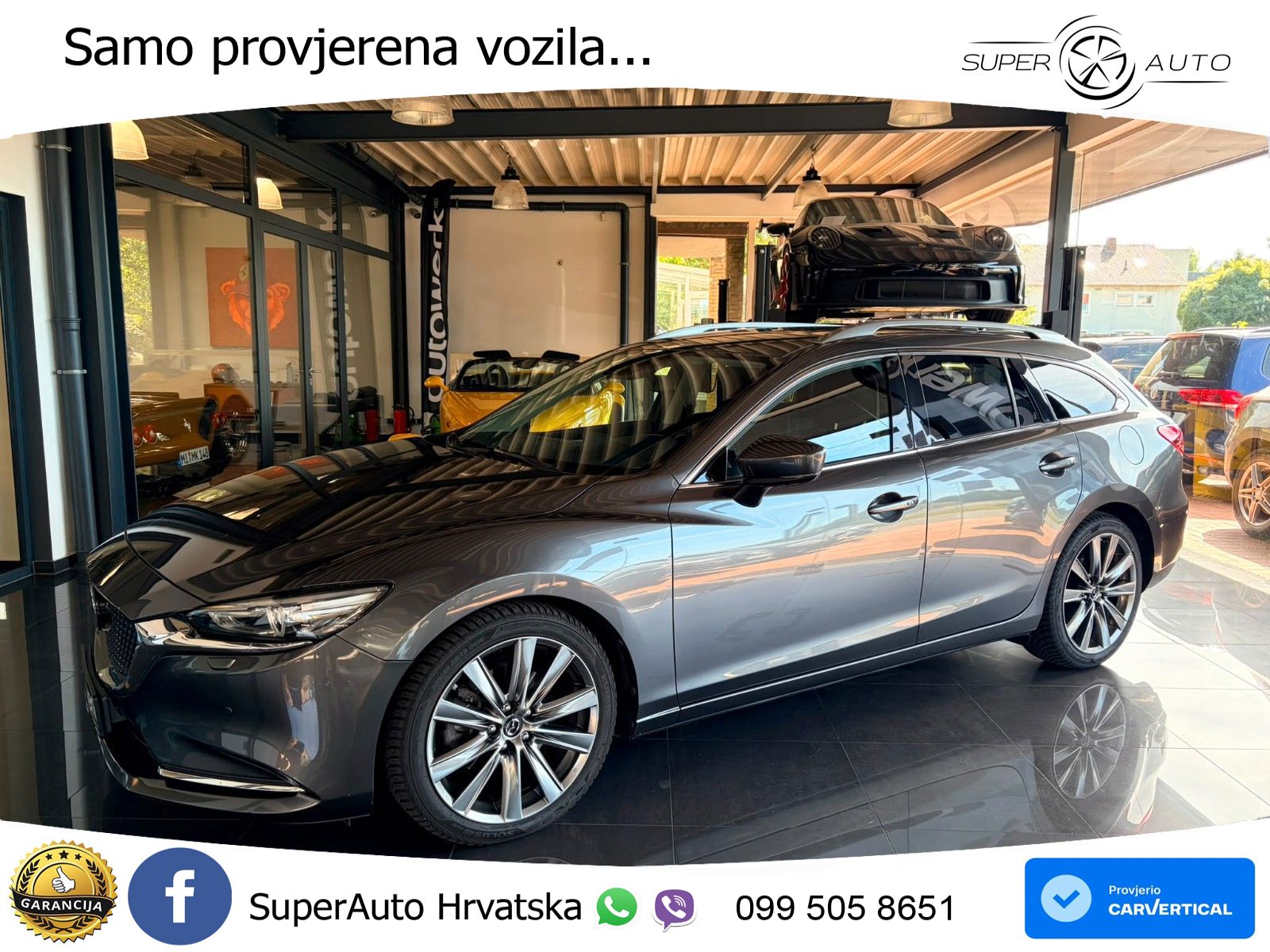 Mazda 6 Sport Combi 2.2 SKYACTIV-D (184 KS) SKYACTIV-Drive LED+GR SJED+ACC