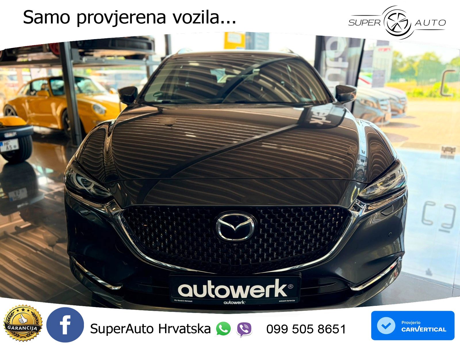 Mazda 6 Sport Combi 2.2 SKYACTIV-D (184 KS) SKYACTIV-Drive LED+GR SJED+ACC