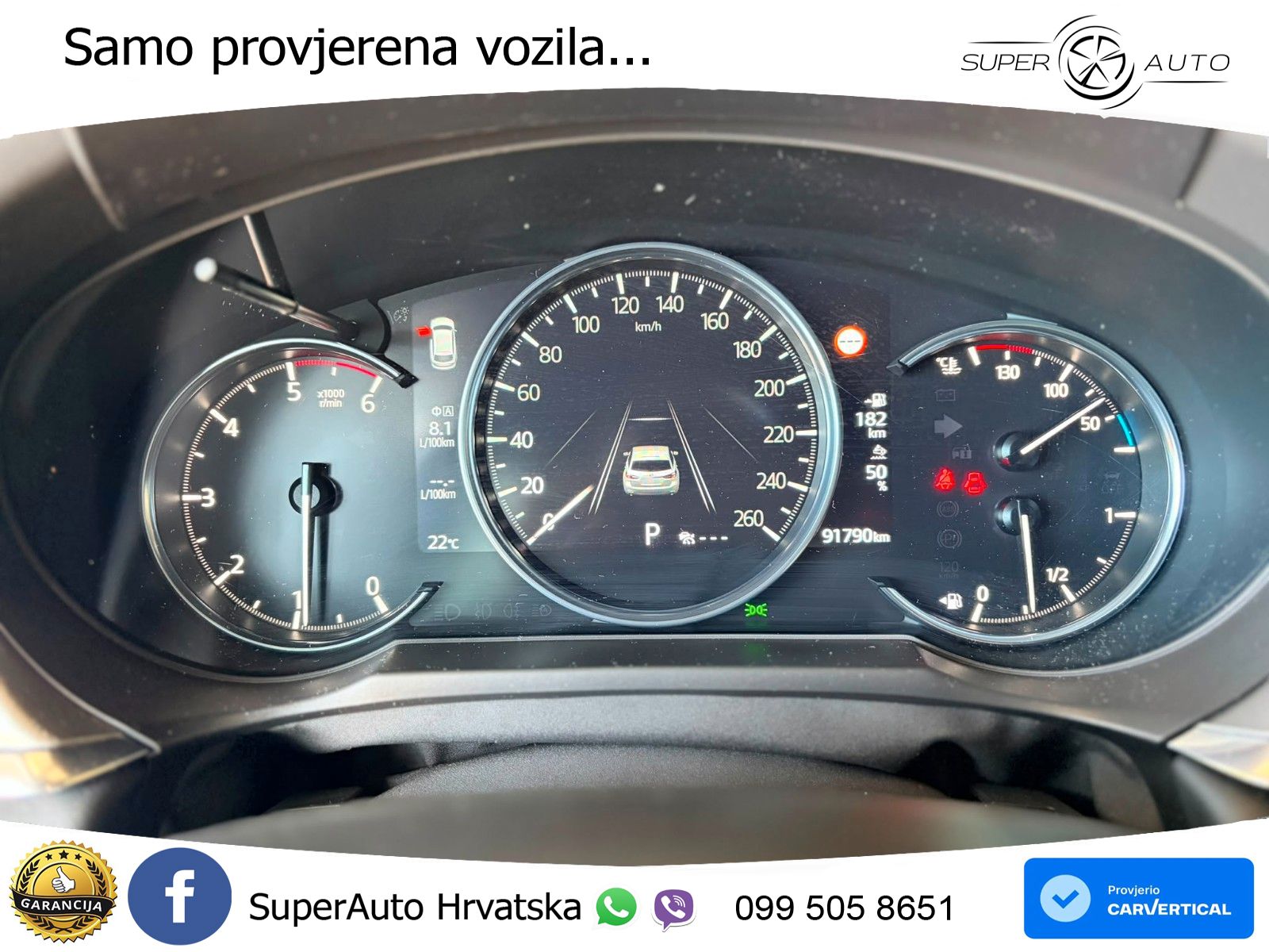 Mazda 6 Sport Combi 2.2 SKYACTIV-D (184 KS) SKYACTIV-Drive LED+GR SJED+ACC