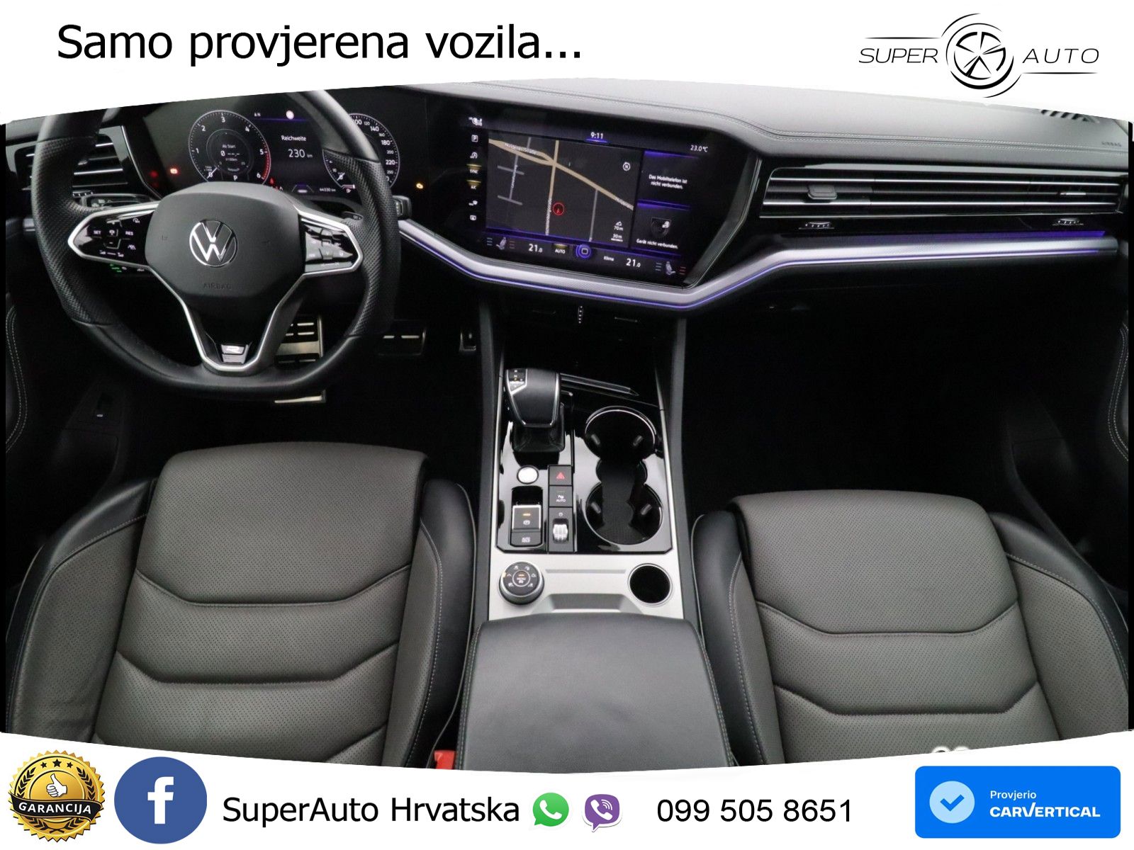 Volkswagen Touareg 3.0 V6 TDI (286 KS) 4MOTION Tiptronic R-Line LED+GR SJED+ACC